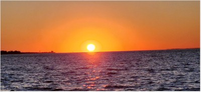 Sunset at Supermoon Cruise 2024